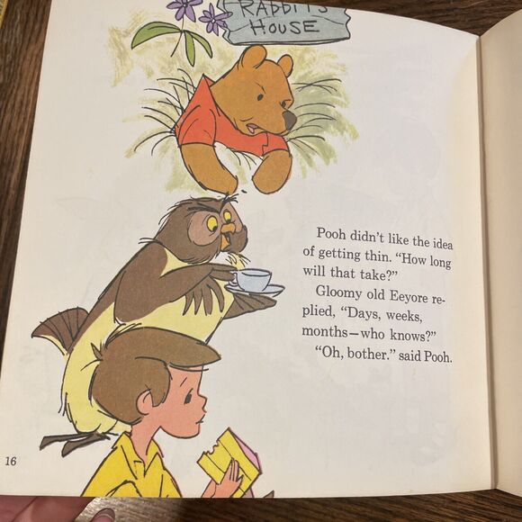 Walt Disney's Winnie the Pooh and the Honey Tree See Hear Read Book, No Tape - Picture 6 of 10